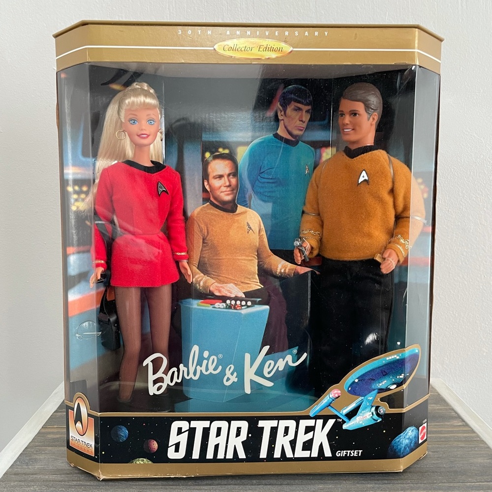 Barbie and Ken Star Trek Gift Set 30th Year Anniversary